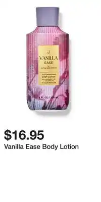 Bath & Body Works Vanilla Ease Body Lotion offer