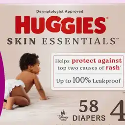 Target Huggies Skin Essentials 58-ct. diapers offer