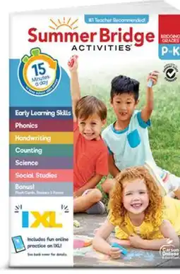 Target Summer Bridge Activities offer