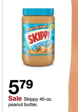 Target Skippy 40 - oz. peanut butter offer
