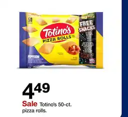 Target Totino's 50-ct. pizza rolls offer