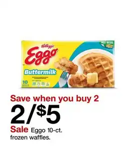 Target Eggo 10-ct. frozen waffles offer