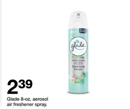 Target Glade 8-oz. aerosol air freshener spray offer