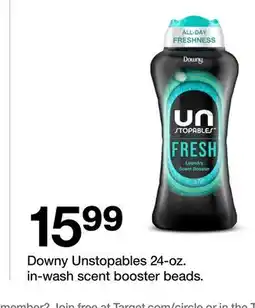 Target Downy Unstopables 24 - oz. in - wash scent booster beads offer