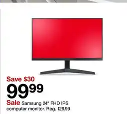 Target Samsung 24 FHD IPS computer monitor offer
