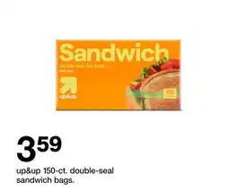 Target up&up 150-ct. double-seal sandwich bags offer