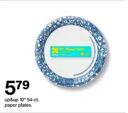 Target up&up 10 54-ct. paper plates offer
