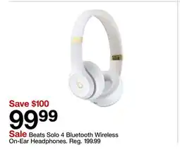 Target Beats Solo 4 wireless On-Ear Headphones offer