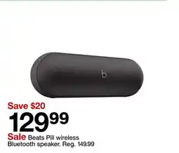 Target Beats Pill wireless Bluetooth speaker offer