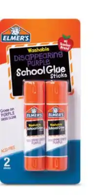 Target Elmer's 2-ct. purple glue sticks offer