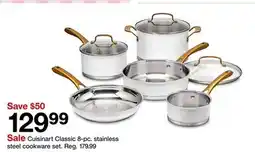 Target Cuisinart Classic 8-pc. stainless steel cookware set offer