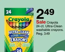 Target Crayola 24-ct. Ultra-Clean washable crayons offer