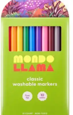 Target Mondo Llama 10-ct. fine markers offer