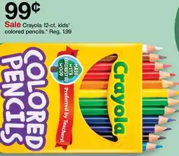 Target Crayola 12-ct. kids' colored pencils offer