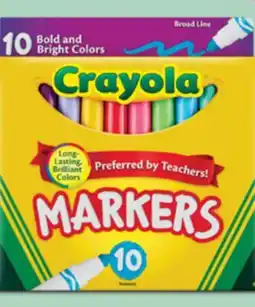 Target Crayola broadline markers offer