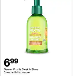 Target Garnier Fructis Sleek & Shine 5.1-oz. anti frizz serum offer