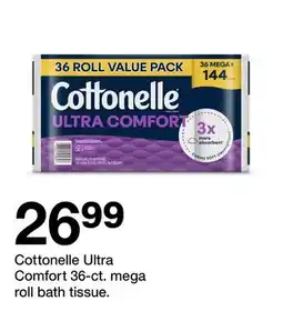 Target Cottonelle Ultra Comfort 36-ct. mega bath tissue offer