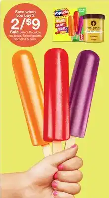 Target Select Popsicle ice pops, Talenti gelato, sorbetto & bars offer