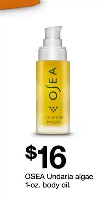 Target OSEA Undaria algae 1-oz. body oil offer