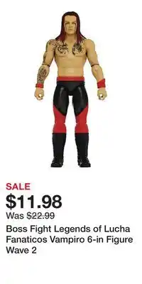 Game Stop Boss Fight Legends of Lucha Fanaticos Vampiro 6-in Figure Wave 2 offer