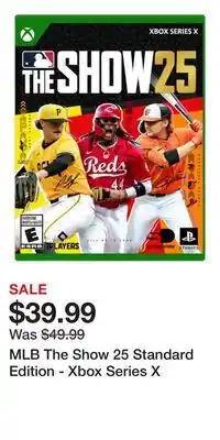 Game Stop MLB The Show 25 Standard Edition - Xbox Series X offer