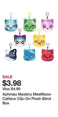 Game Stop Aphmau Mystery MeeMeow Catface Clip-On Plush Blind Box offer