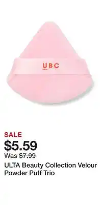 Ulta Beauty ULTA Beauty Collection Velour Powder Puff Trio offer