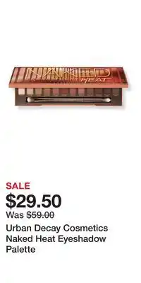 Ulta Beauty Urban Decay Cosmetics Naked Heat Eyeshadow Palette offer