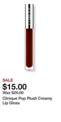 Ulta Beauty Clinique Pop Plush Creamy Lip Gloss offer