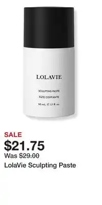 Ulta Beauty LolaVie Sculpting Paste offer