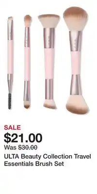 Ulta Beauty ULTA Beauty Collection Travel Essentials Brush Set offer