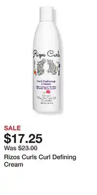 Ulta Beauty Rizos Curls Curl Defining Cream offer