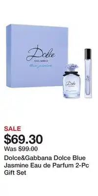 Ulta Beauty Dolce&Gabbana Dolce Blue Jasmine Eau de Parfum 2-Pc Gift Set offer