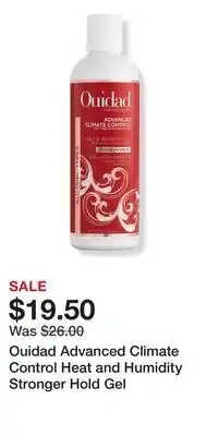 Ulta Beauty Ouidad Advanced Climate Control Heat and Humidity Stronger Hold Gel offer