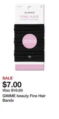 Ulta Beauty GIMME beauty Fine Hair Bands offer