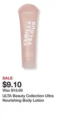 Ulta Beauty ULTA Beauty Collection Ultra Nourishing Body Lotion offer