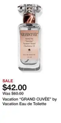 Ulta Beauty Vacation GRAND CUVÉE by Vacation Eau de Toilette offer