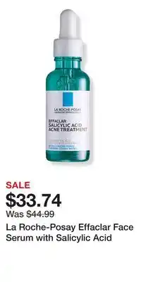 Ulta Beauty La Roche-Posay Effaclar Face Serum with Salicylic Acid offer