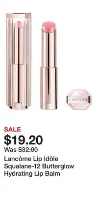 Ulta Beauty Lanc么me Lip Id么le Squalane-12 Butterglow Hydrating Lip Balm offer
