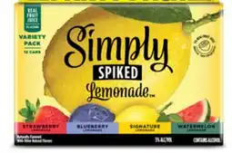 Target Simply Spiked 12-pk. hard drinks offer