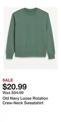 Old Navy Old Navy Loose Rotation Crew-Neck Sweatshirt offer
