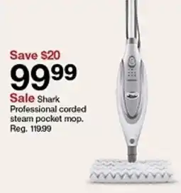 Target Shark Professional corded steam pocket mop offer