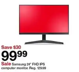 Target Samsung FHD IPS computer monitor offer