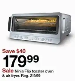 Target Ninja Flip toaster oven & air fryer offer