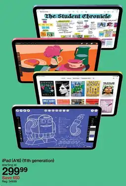Target iPad (A16) (11th generation) offer