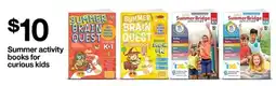 Target Summer activity books for curious kids offer