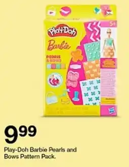Target Play-Doh Barbie Pearls and Bows Pattern Pack offer