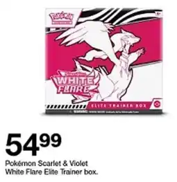 Target Pokémon Scarlet & Violet White Flare Elite Trainer box offer