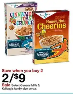 Target Select General Mills & Kellogg's family-size cereal offer