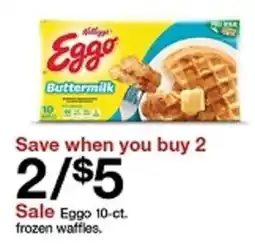 Target Eggo frozen waffles offer